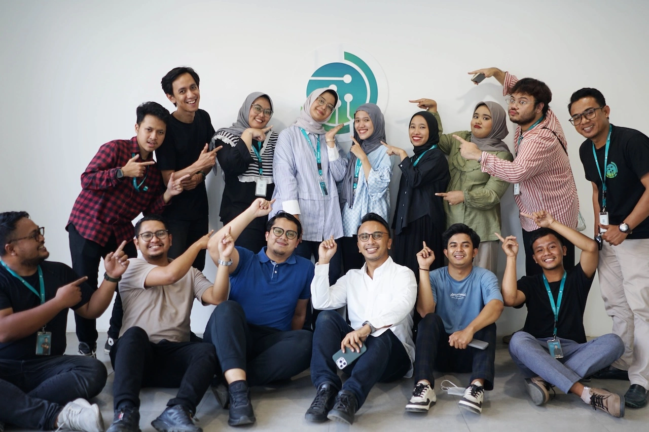 Sacks of recyclable materials